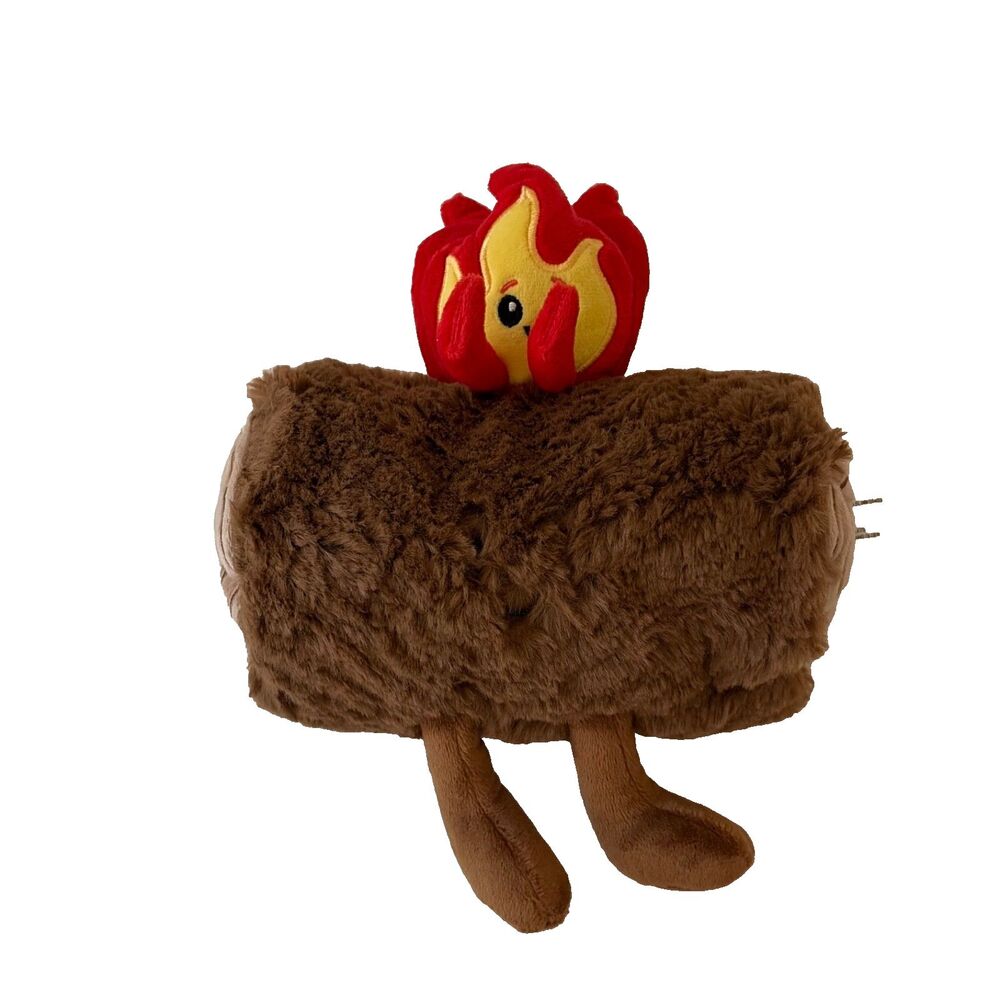 Giggle Scape Campfire Plush Stuffed Toy Brown Red 7"
